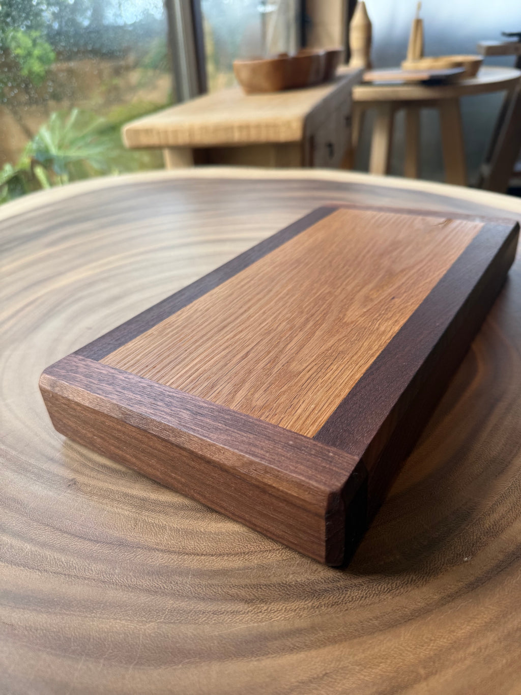 Tabla de Roble y Nogal
